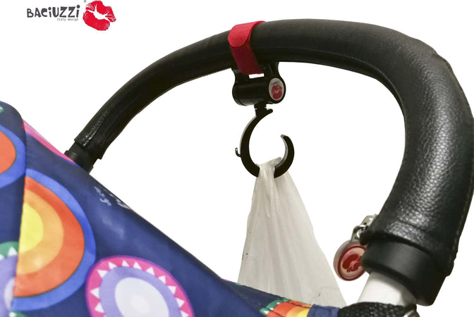 Coppia Ganci Furbi Baciuzzi per passeggino Prima infanzia/Passeggini carrozzine e accessori/Accessori e parti di ricambio/Ganci per passeggini La Casa Del Bebè - Napoli, Commerciovirtuoso.it