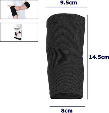 Coppia Gomitiera Fascia Elastica Supporto Per Gomito Anallergico Bambini Nero Salute e cura della persona/Prodotti e apparecchiature mediche/Supporti imbracature e sollevatori/Sostegni per braccio mano dito/Supporti per gomito Trade Shop italia - Napoli, Commerciovirtuoso.it