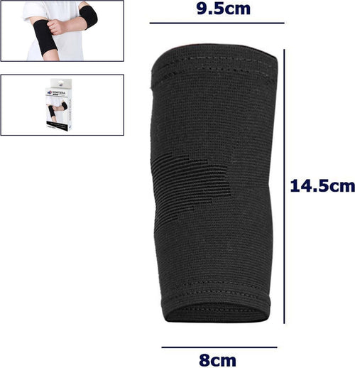 Coppia Gomitiera Fascia Elastica Supporto Per Gomito Anallergico Bambini Nero Salute e cura della persona/Prodotti e apparecchiature mediche/Supporti imbracature e sollevatori/Sostegni per braccio mano dito/Supporti per gomito Trade Shop italia - Napoli, Commerciovirtuoso.it