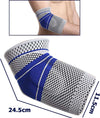 Coppia Gomitiera Fascia Elastica Supporto Per Gomito Anallergico Protezione Blu Tutori Ortopedici Trade Shop italia - Napoli, Commerciovirtuoso.it