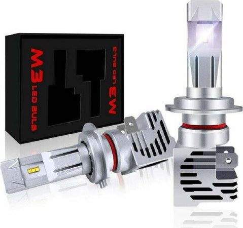 Coppia-Lampade-A-Led-Per-Auto-Moto-H7-6500k-55w-Luce-Bianca-Art.11907