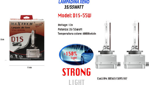Coppia Lampade D1s 35/55w Bulbi Ricambio Xenon 6000k Fari Xeno Maxtech D1s-55w Auto e Moto/Parti per auto/Luci lampadine e indicatori/Lampadine/Lampadine per esterno Trade Shop italia - Napoli, Commerciovirtuoso.it