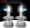 Coppia-Lampade-Fari-Ricambio-Per-Auto-Led-H4-32w-Alta-Luminosita'-Bianco-Freddo