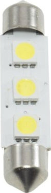 Coppia-Lampadina-Siluro-A-Led-Smd-5050-4.3mm-Rricambio-Luci-Interne-Per-Auto-12v