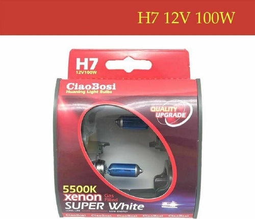 Coppia Lampadine Lampade Auto Moto Xenon H7 12v 100w 5500k C-6277 Auto e Moto/Parti per auto/Luci lampadine e indicatori/Lampadine/Lampadine per esterno Trade Shop italia - Napoli, Commerciovirtuoso.it