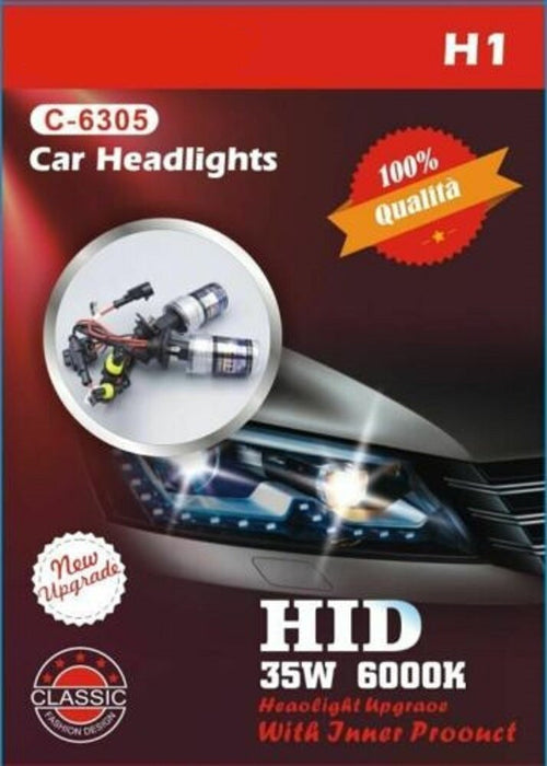Coppia Luci Lampadine Lampade Xeno Auto Moto H1 6000k 35 Watt C-6305 Auto e Moto/Moto accessori e componenti/Illuminazione/Fari/Fari allo xeno Trade Shop italia - Napoli, Commerciovirtuoso.it