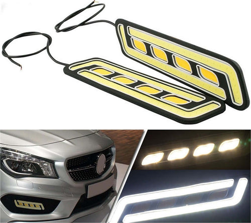 COPPIA LUCI MARCIA DIURNE DRL LAMPADE AUTO ANTINEBBIA COB BIANCO FREDDO FRECCIA Auto e Moto/Parti per auto/Luci lampadine e indicatori/Blocchi illuminazione e componenti/Blocchi luci antinebbia Trade Shop italia - Napoli, Commerciovirtuoso.it