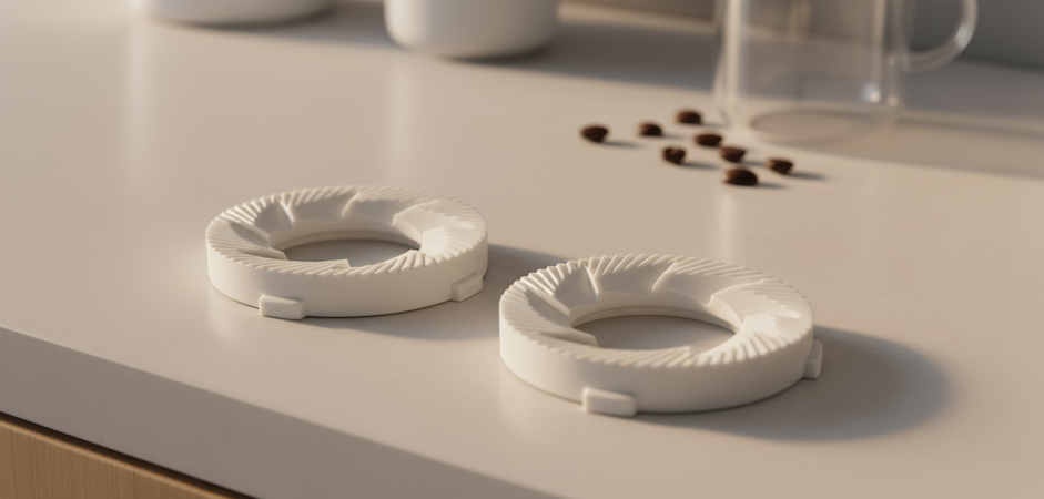 COPPIA MACINE IN CERAMICA MACCHINA CAFFE' GAGGIA SAECO PHILIPS INCANTO 146520100 -