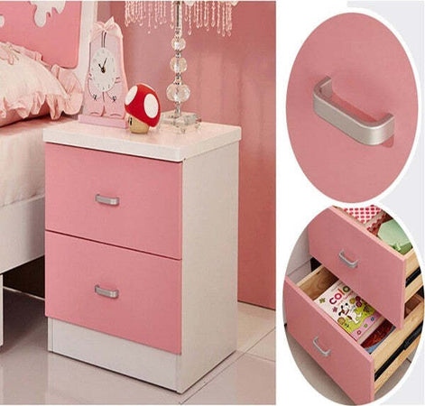 Coppia-Maniglie-10cm-Alluminio-2-Manigliette-Ante-Mobili-Cassetti-Comodino