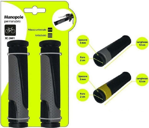 Coppia Manopole Per Manubrio Sterzo Bici Bicicletta Universale Bicolore Xc-2601 Sport e Tempo Libero > Ciclismo > Ricambi per Bici > Sport Trade Shop italia - Napoli, Commerciovirtuoso.it