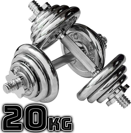 Coppia Manubri Dumbbell Componibili Tot 20 Kg Pesi Palestra Fitness Bodybuilding Pesi Palestra Trade Shop italia - Napoli, Commerciovirtuoso.it