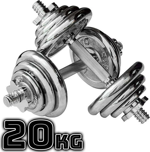 Coppia Manubri Dumbbell Componibili Tot 20 Kg Pesi Palestra Fitness Bodybuilding Pesi Palestra Trade Shop italia - Napoli, Commerciovirtuoso.it