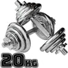 Coppia Manubri Dumbbell Componibili Tot 20 Kg Pesi Palestra Fitness Bodybuilding Pesi Palestra Trade Shop italia - Napoli, Commerciovirtuoso.it