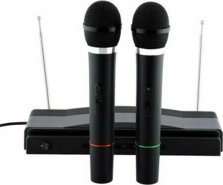 Coppia microfoni wireless senza filo con base ricevitore wifi Elettronica/Audio e video portatile/Accessori/Accessori per registratori vocali/Microfoni esterni TradeKard - Acerra, Commerciovirtuoso.it