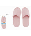 Coppia Pantofole Ciabatte Bagno In Tessuto Rosa Taglia 35-40 Stanza Hotel 79673