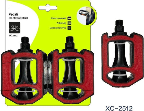 Coppia Pedali Per Bicicletta Con Riflettori Laterali Attacco Universale Xc-2512 Sport e Tempo Libero > Ciclismo > Ricambi per Bici > Sport Trade Shop italia - Napoli, Commerciovirtuoso.it