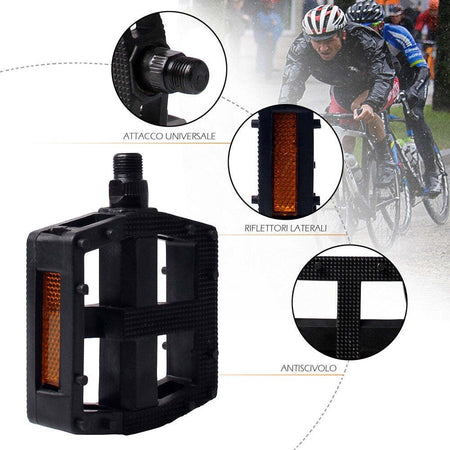 Coppia Pedali Per Bicicletta Con Riflettori Laterali Attacco Universale Xc-2514 Sport e Tempo Libero > Ciclismo > Ricambi per Bici > Sport Trade Shop italia - Napoli, Commerciovirtuoso.it