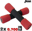 Coppia-Pesi-Aerobica-Da-0,700-Kg-Manico-Antiscivolo-Presa-Rapida-Soft-Grip-Penn