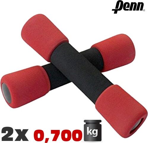 Coppia-Pesi-Aerobica-Da-0,700-Kg-Manico-Antiscivolo-Presa-Rapida-Soft-Grip-Penn