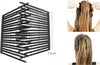 Coppia-Pettini-Ad-Incrocio-Manine-Cross-Comb-Fermacapelli-Plastica-Acconciatura