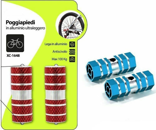 Coppia Poggiapiedi In Alliminio Leggero Antiscivolo Per Bici Bicicletta Xc-1648 Sport e Tempo Libero > Ciclismo > Ricambi per Bici > Sport Trade Shop italia - Napoli, Commerciovirtuoso.it