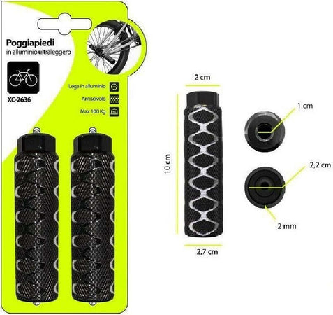 Coppia Poggiapiedi In Alliminio Ultraleggero Antiscivolo Bici Bicicletta Xc-2636 Sport e Tempo Libero > Ciclismo > Ricambi per Bici > Sport Trade Shop italia - Napoli, Commerciovirtuoso.it
