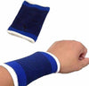 Coppia-Polsiera-Elastiche-Supporto-Per-Polso-Elastico-Anallergico-Protezione-Blu