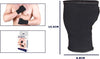 Coppia-Polsiera-Fascia-Elastica-Supporto-Per-Polso-Anallergico-Protezione-Nero