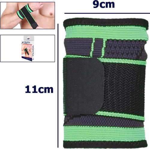 Coppia Polsini Elastici Per Polso Fitness Sport Anallergico Protezione Verde Tutori Ortopedici Trade Shop italia - Napoli, Commerciovirtuoso.it