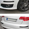 Coppia-Protezioni-Per-Paraurti-Spoiler-Antiurto-52x510mm-Gomma-Nero-Adesivo-Auto