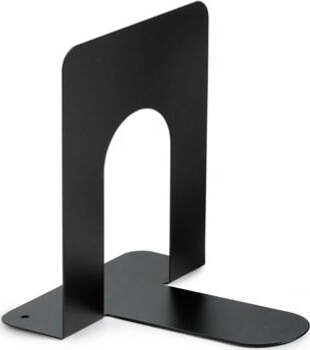 Coppia reggilibri - metallo - 12 7x16 5x16 5 cm - nero - Plastidea Cancelleria e prodotti per ufficio/Archivio ufficio e accessori per scrivania/Accessori da scrivania e archiviazione/Fermalibri Eurocartuccia - Pavullo, Commerciovirtuoso.it