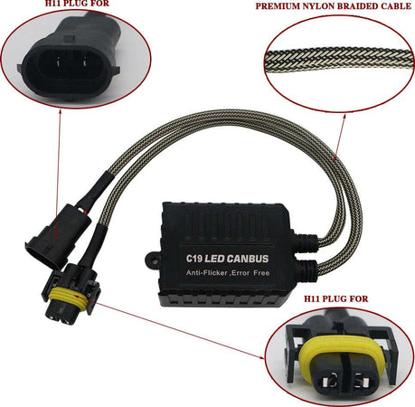Coppia Resistenze Cambus H11 Fari Decoder Led Errore Centralina Antisfarfallio Auto e Moto/Parti per auto/Luci lampadine e indicatori/Lampadine/Lampadine per esterno Trade Shop italia - Napoli, Commerciovirtuoso.it