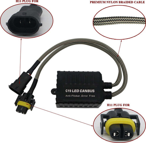 Coppia Resistenze Cambus H11 Fari Decoder Led Errore Centralina Antisfarfallio Auto e Moto/Parti per auto/Luci lampadine e indicatori/Lampadine/Lampadine per esterno Trade Shop italia - Napoli, Commerciovirtuoso.it