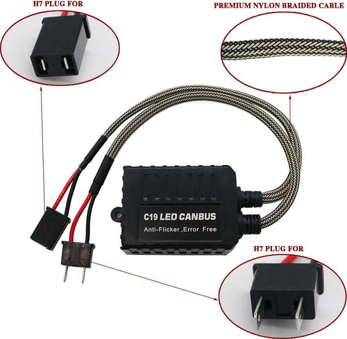 Coppia Resistenze Cambus H7 Fari Decoder Led Errore Centralina Antisfarfallio Auto e Moto/Parti per auto/Luci lampadine e indicatori/Lampadine/Lampadine per esterno Trade Shop italia - Napoli, Commerciovirtuoso.it