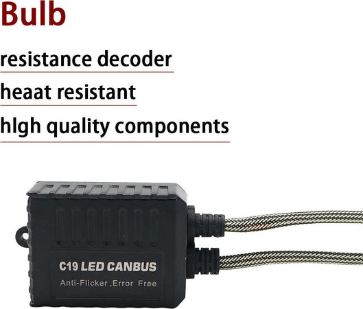 Coppia Resistenze Cambus H7 Fari Decoder Led Errore Centralina Antisfarfallio Auto e Moto/Parti per auto/Luci lampadine e indicatori/Lampadine/Lampadine per esterno Trade Shop italia - Napoli, Commerciovirtuoso.it