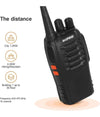Coppia Ricetrasmittente Walkie Talkie Portatile 16 Canali 3.7 V 400 - 470 Mhz