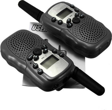 COPPIA RICETRASMITTENTI WALKIE TALKIE 2 MULTI CANALI WIRELESS 5 KM TORCIA T-388  Trade Shop italia - Napoli, Commerciovirtuoso.it