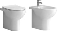 Coppia Sanitari A Terra Moderni Filo Muro - Eolis Commercio Industria e Scienza/Forniture sanitarie e igieniche/Accessori e sanitari bagno/WC commerciali/Toilette a due pezzi Shopbagno.it - Roma, Commerciovirtuoso.it