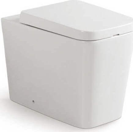 Coppia Sanitari Design Rettangolare Wc Con Copriwater Soft-Close E Bidet in Ceramica Bianca Di Alta Qualità Fai da te/Attrezzature per cucine e bagni/Attrezzature per bagni/Vasi WC Shopbagno.it - Roma, Commerciovirtuoso.it