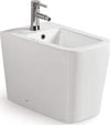 Coppia Sanitari Design Rettangolare Wc Con Copriwater Soft-Close E Bidet in Ceramica Bianca Di Alta Qualità Fai da te/Attrezzature per cucine e bagni/Attrezzature per bagni/Vasi WC Shopbagno.it - Roma, Commerciovirtuoso.it