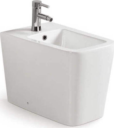 Coppia Sanitari Design Rettangolare Wc Con Copriwater Soft-Close E Bidet in Ceramica Bianca Di Alta Qualità Fai da te/Attrezzature per cucine e bagni/Attrezzature per bagni/Vasi WC Shopbagno.it - Roma, Commerciovirtuoso.it