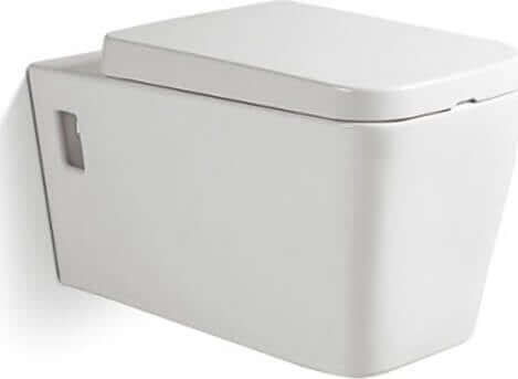 Coppia Sanitari Design Rettangolare Wc Con Copriwater Soft-Close E Bidet in Ceramica Bianca Di Alta Qualità Fai da te/Attrezzature per cucine e bagni/Attrezzature per bagni/Vasi WC Shopbagno.it - Roma, Commerciovirtuoso.it