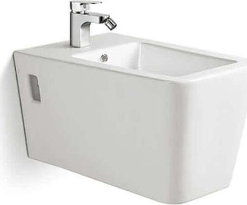 Coppia Sanitari Design Rettangolare Wc Con Copriwater Soft-Close E Bidet in Ceramica Bianca Di Alta Qualità Fai da te/Attrezzature per cucine e bagni/Attrezzature per bagni/Vasi WC Shopbagno.it - Roma, Commerciovirtuoso.it