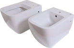 Coppia Sanitari Sospesi in Ceramica Vaso WC + Bidet Rak Metropolitan Fai da te/Attrezzature per cucine e bagni/Attrezzature per bagni/Vasi WC Ogomondo - Martina Franca, Commerciovirtuoso.it