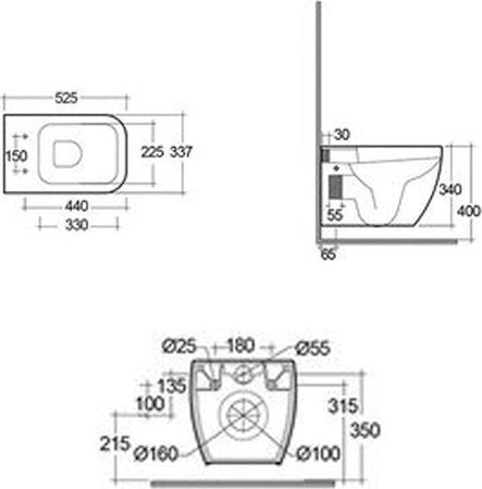 Coppia Sanitari Sospesi in Ceramica Vaso WC + Bidet Rak Metropolitan Fai da te/Attrezzature per cucine e bagni/Attrezzature per bagni/Vasi WC Ogomondo - Martina Franca, Commerciovirtuoso.it