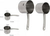 Coppia-Set-2-Pentolini-Bollilatte-Pentola-Bollitore-Da-Latte-In-Metallo-59237