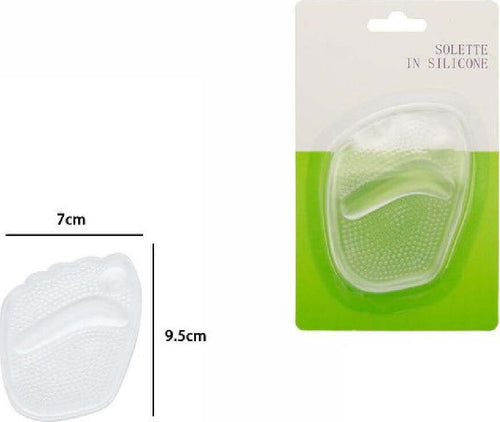 Coppia Solette In Gel Silicone Morbido Cura Protezione Sottopiede 9.5x7cm 67286 Moda/Accessori per gioielli orologi e scarpe/Prodotti per la pulizia per scarpe e accessori/Solette/Comfort Trade Shop italia - Napoli, Commerciovirtuoso.it