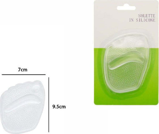 Coppia Solette In Gel Silicone Morbido Cura Protezione Sottopiede 9.5x7cm 67286 Moda/Accessori per gioielli orologi e scarpe/Prodotti per la pulizia per scarpe e accessori/Solette/Comfort Trade Shop italia - Napoli, Commerciovirtuoso.it