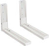 COPPIA STAFFE A PARETE PER SOSPENSIONE FORNO A MICROONDE 2 X SUPPORTI BIANCO Fai da te/Ferramenta/Staffe e supporti per mensole Trade Shop italia - Napoli, Commerciovirtuoso.it