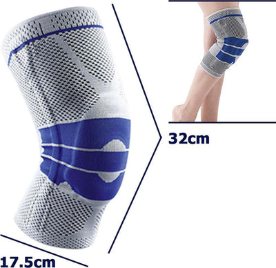 Coppia Supporto Tutore Per Ginocchio Protezione Allenamento Firness Sport Blu Tutori Ortopedici Trade Shop italia - Napoli, Commerciovirtuoso.it